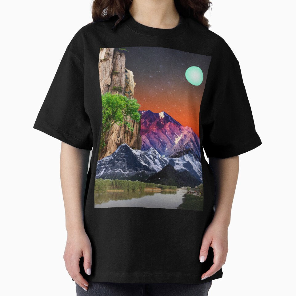Sunset Mountain Collage Design by ItsJacobb