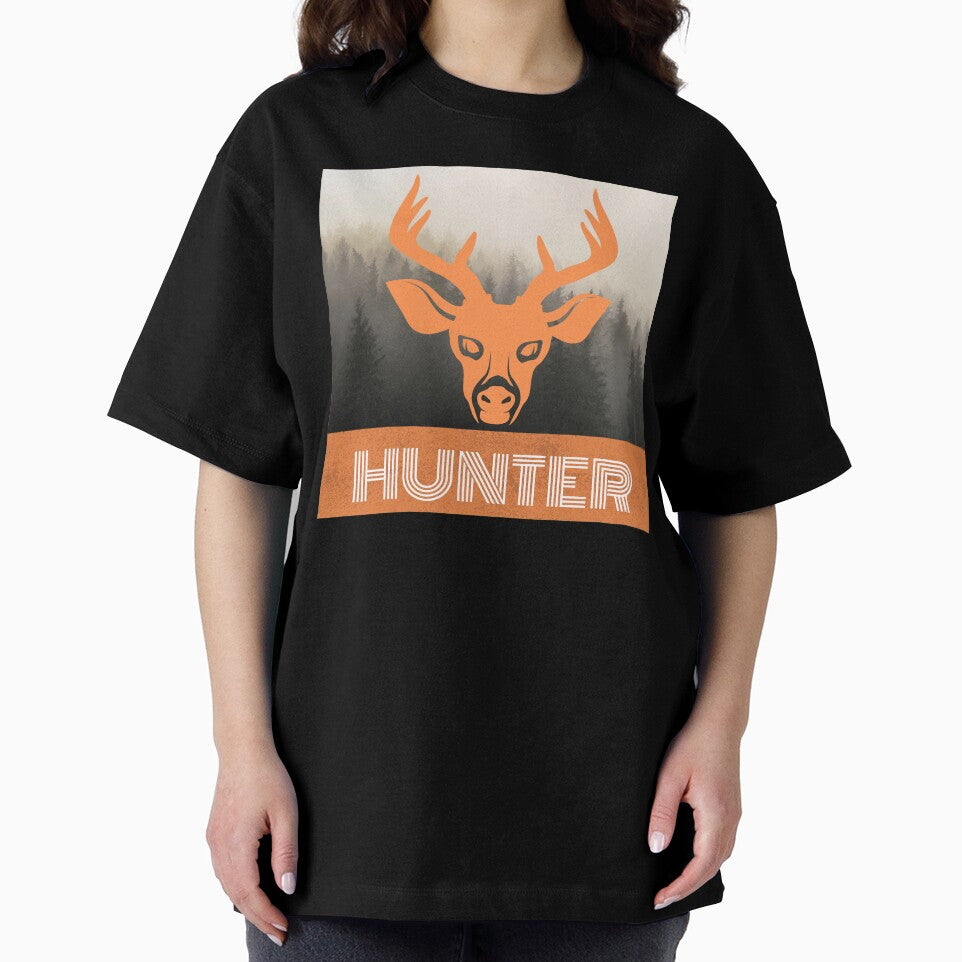 Deer Hunter Retro Buck Hunting Orange by ravixxdesigns