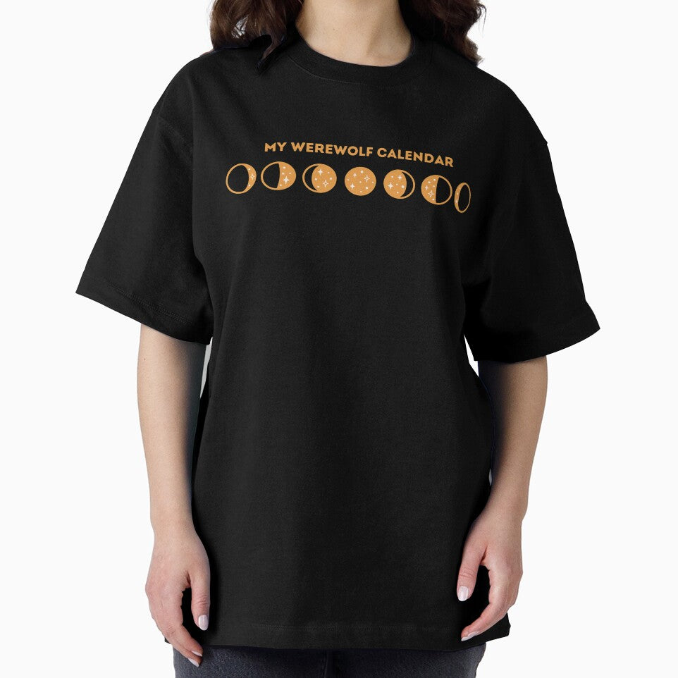 My Werewolf Calendar T-Shirt | Daily Wear T-Shirt by RyleDesign