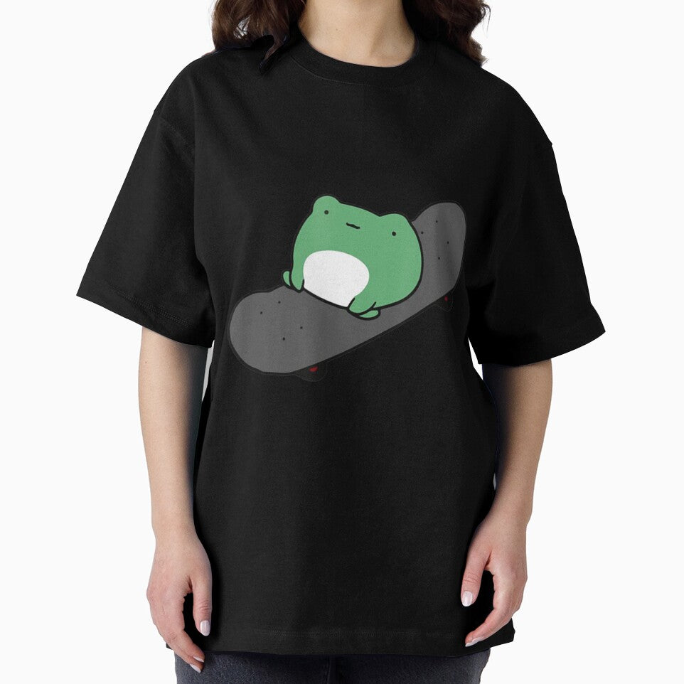 Funny Skateboarding Frog by alifehcmc