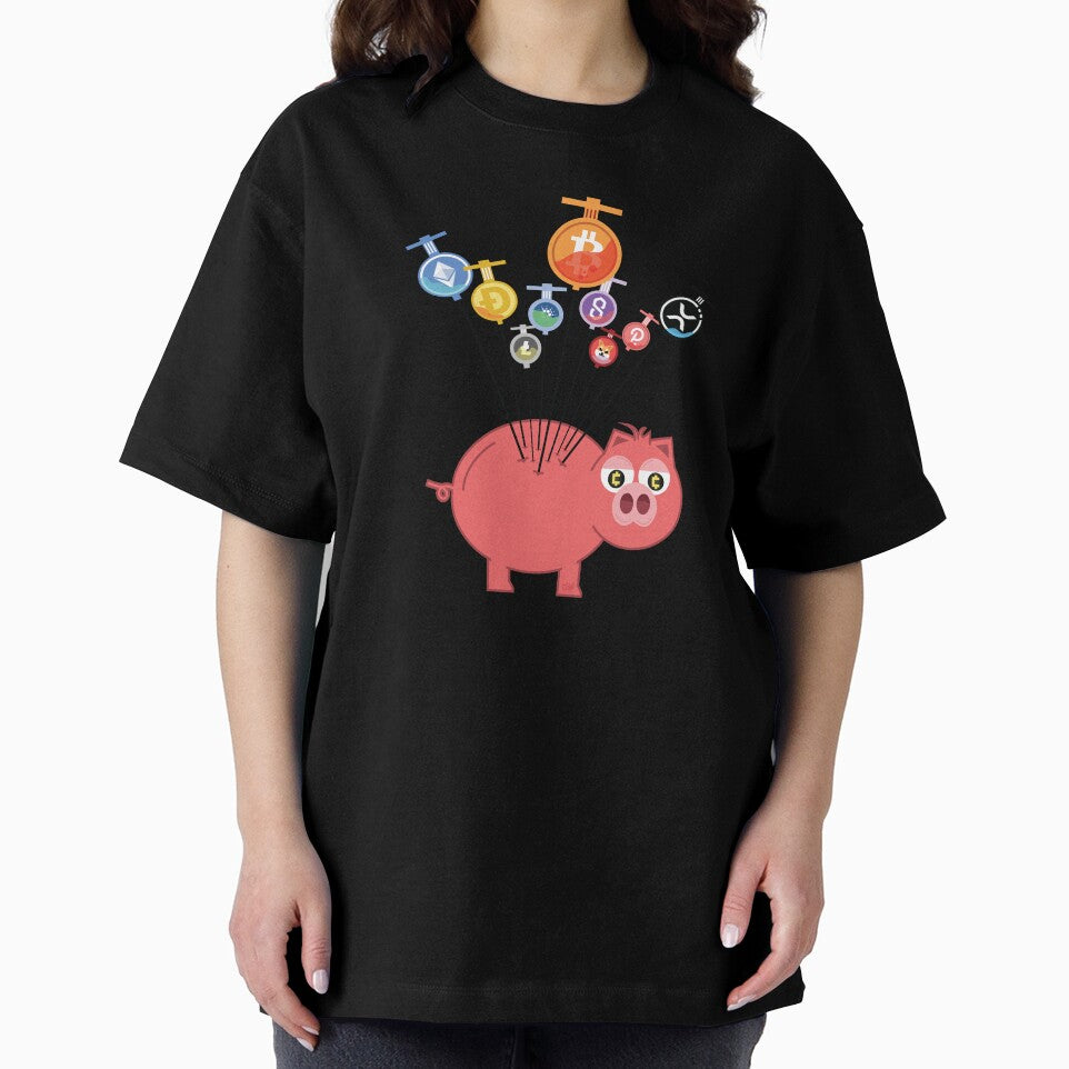 Crypto Shot Piggy Bank Injection Cryptocurrency IV Infusion Vaccine Bitcoin XRP Dogecoin Litecoin Shib Inu by doseofwin