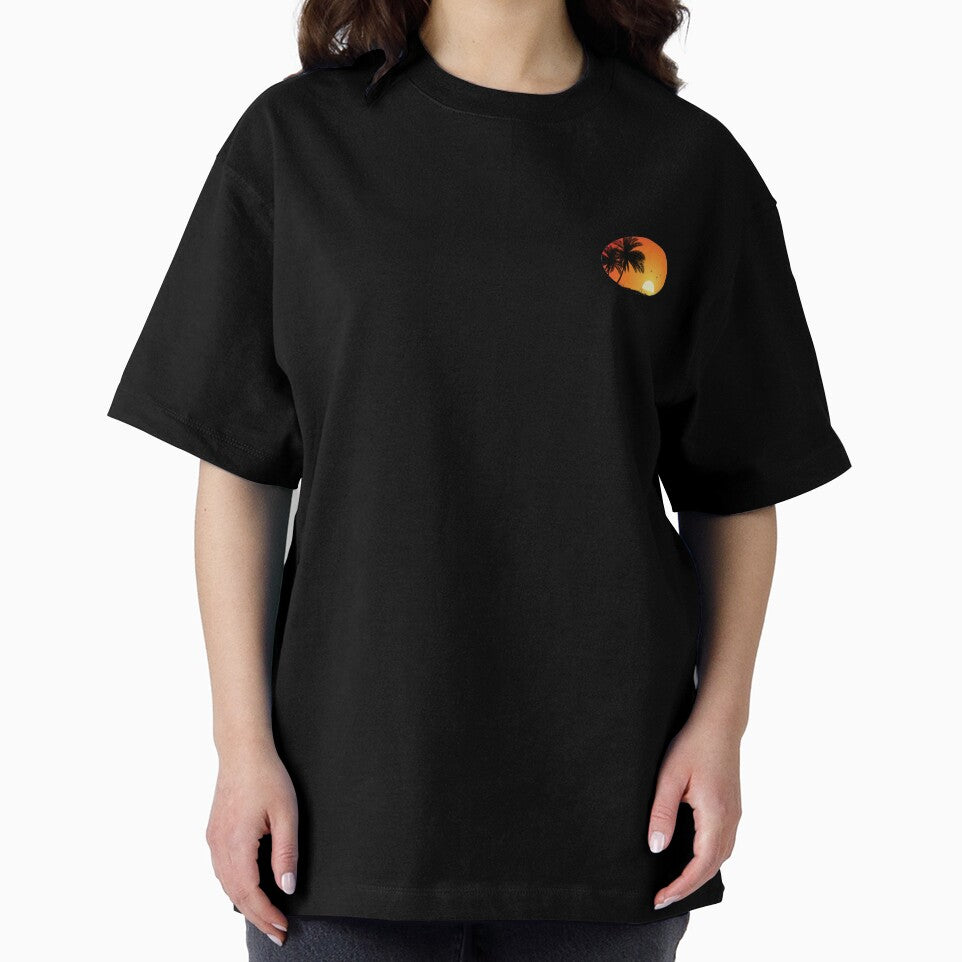 Beautiful Hawaii Sunset Pocket Patch T-Shirt for Men and Women by AllStarMerch