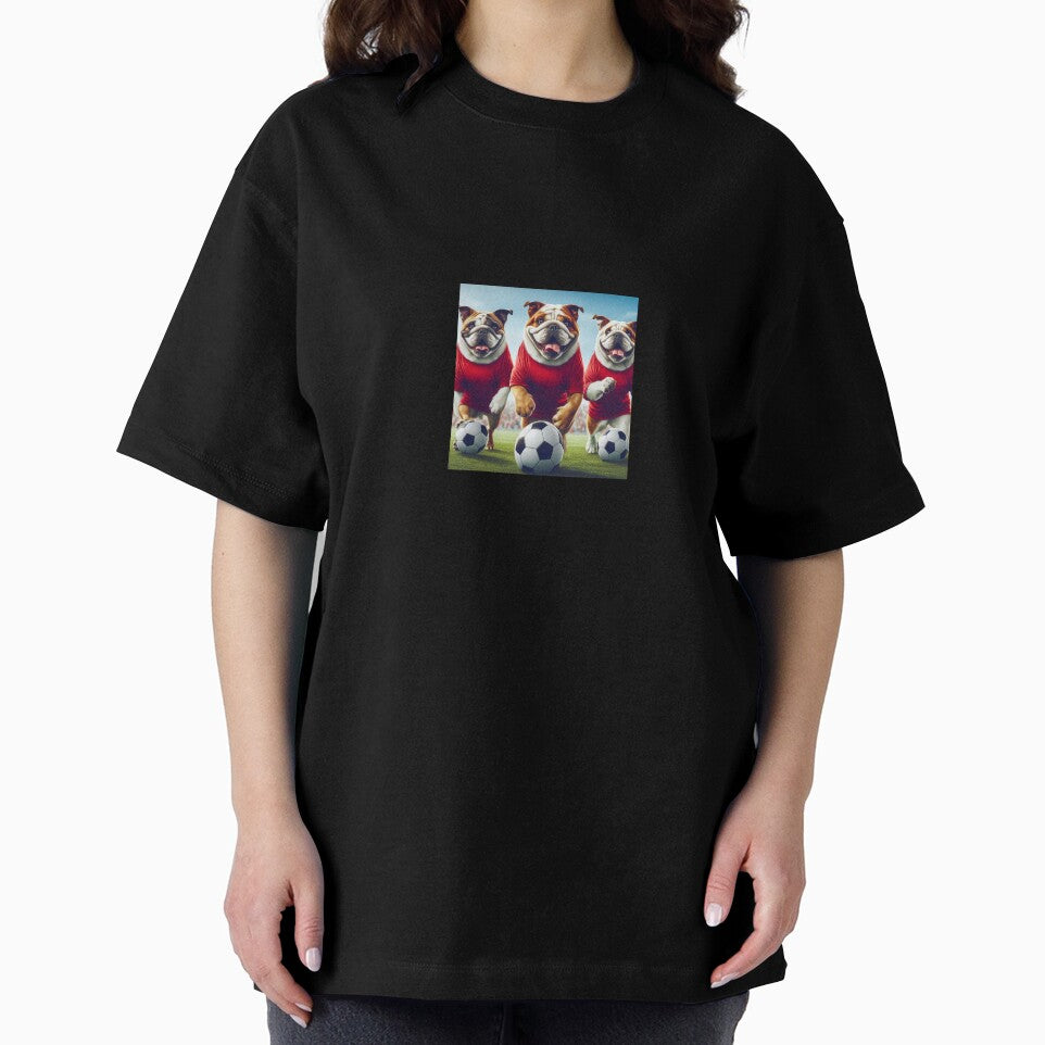 Bulldogs love football too! Soccer and Dog Lovers - Liverpool, Manchester United, Arsenal, Nottingham Forest - Any dog, any colour by Humour House Designs