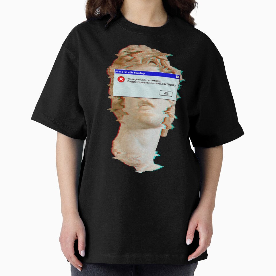 Reality is Bending. Aesthetic Greek Statue with error popup product by D-C-Designs