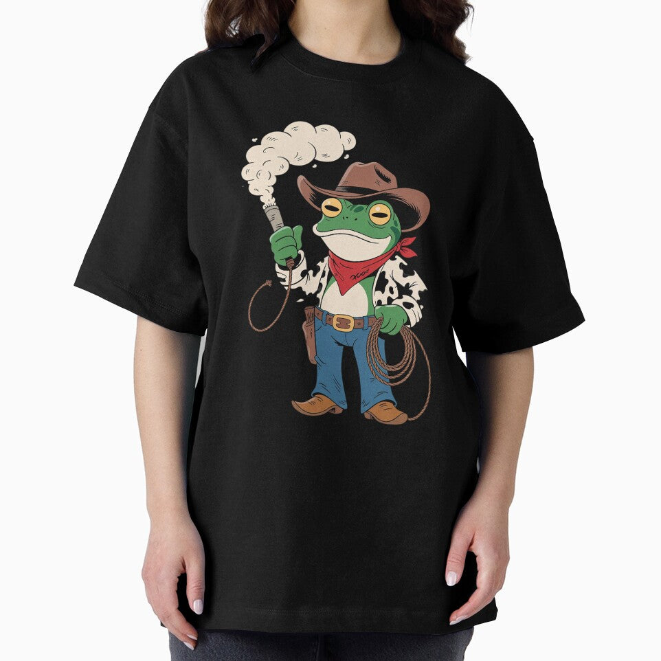 Cowboy Frog Farting Funny Meme Farts Humor Sarcastic3 by RuthGAArt