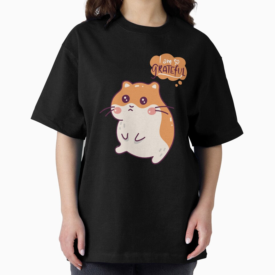 I am so grateful - Sad Hamster by Babinooart