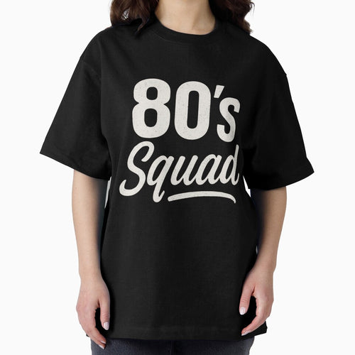 80’s Squad Retro Vintage Typography Design by fusiondesignsstudio