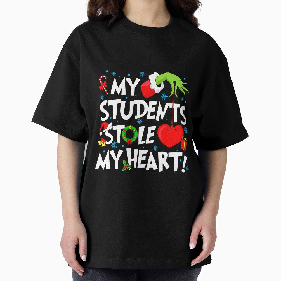 My Students Stole My Heart Teacher Christmas Quote by nryum