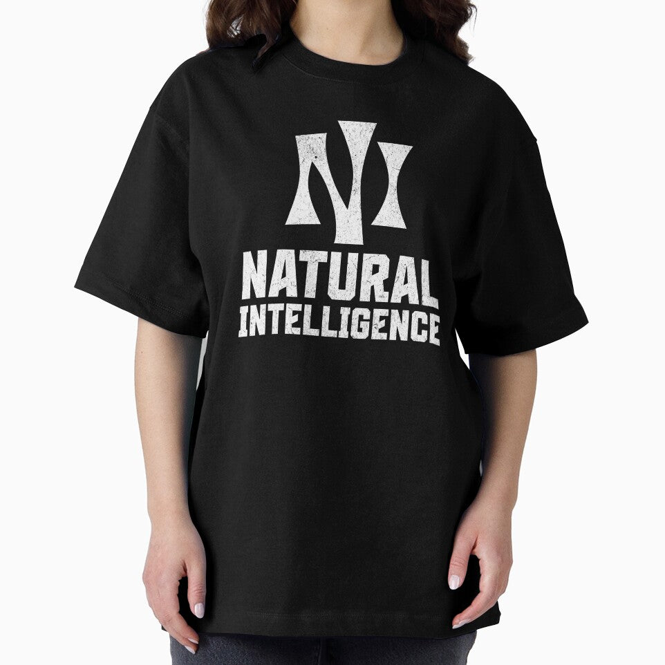 Natural Intelligence| Anti-AI Slogan by AnAzArt