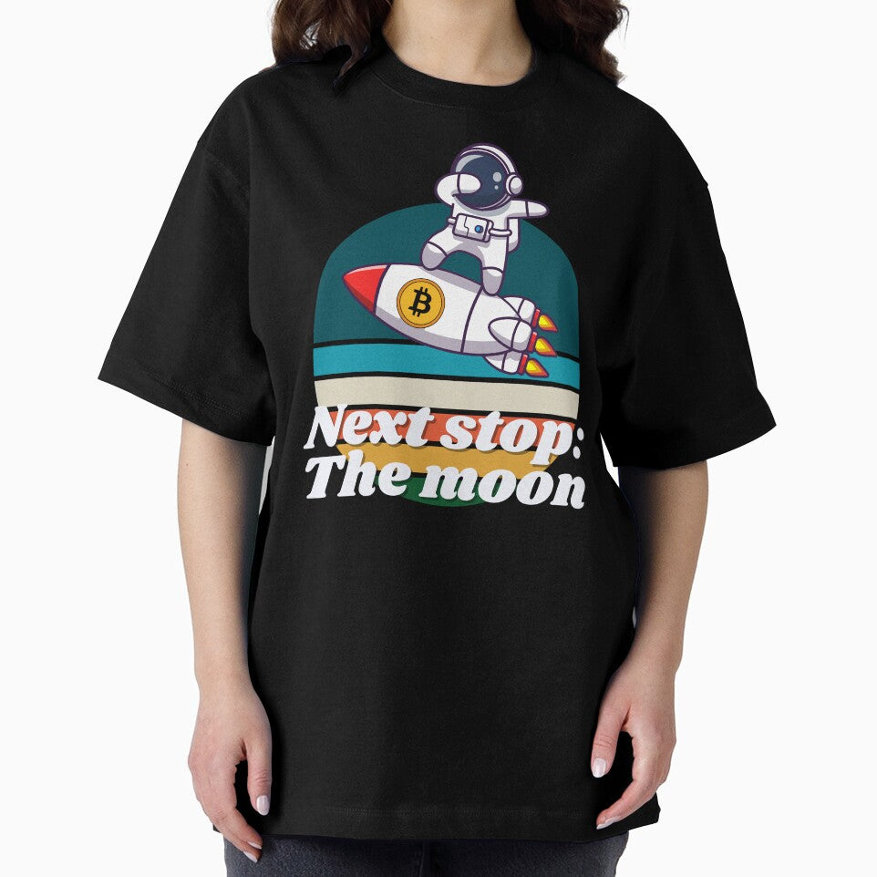 Fun Retro Crypto Astronaut | Crypto Lover Gift  | Fun Bitcoin by DevlynnDesigns