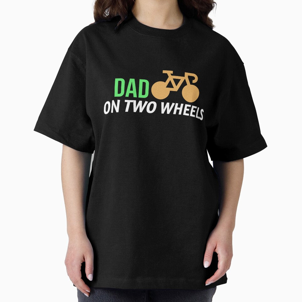 Dad On Two Wheels - Dad Cycling by GreyTee