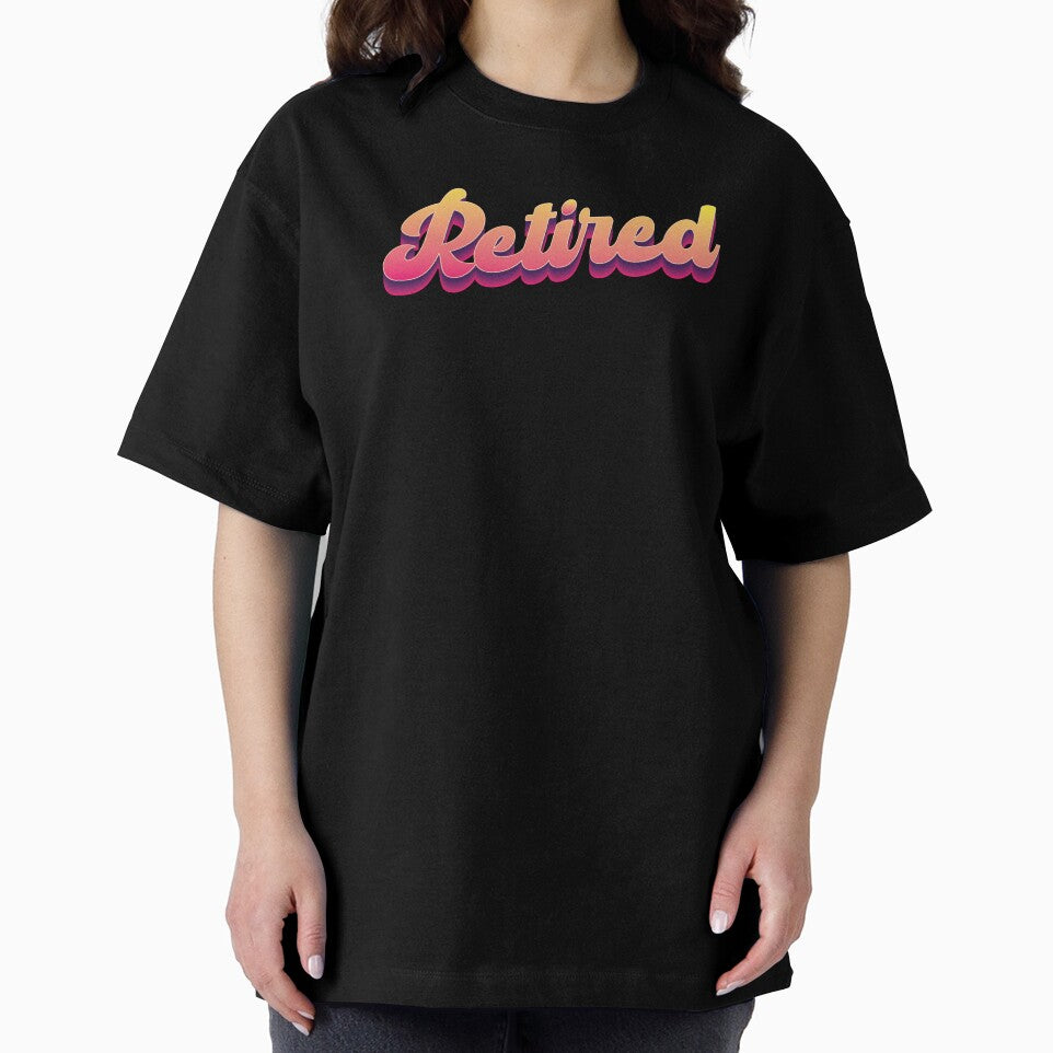 Retro Retired - 80s Neon by Whimsical  Thinker