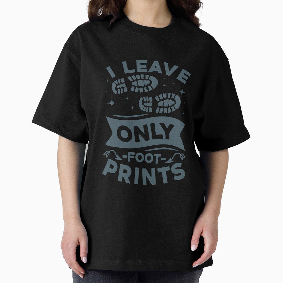 Leave Only Footprints Hiking Quote by OutdoorTreats