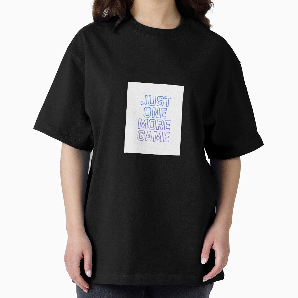 Just One More Game Funny Gamer Quote Gaming Sticker. by YoYo-Pro STUDIO