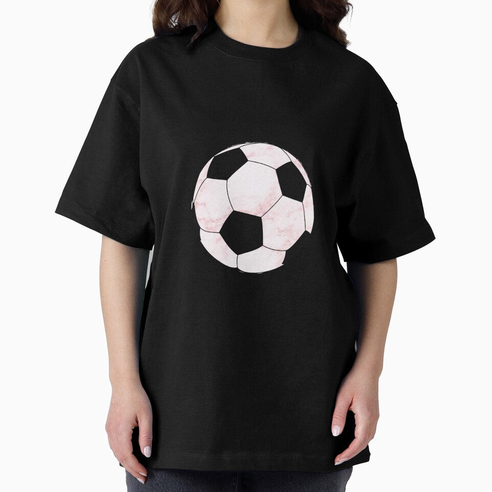 Pink Marble soccer ball by alanarose98 Unisex , , , Long Sleeve Tee