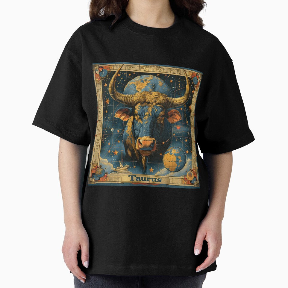 Vintage SciFi Style Taurus Zodiac Sign by AiHead