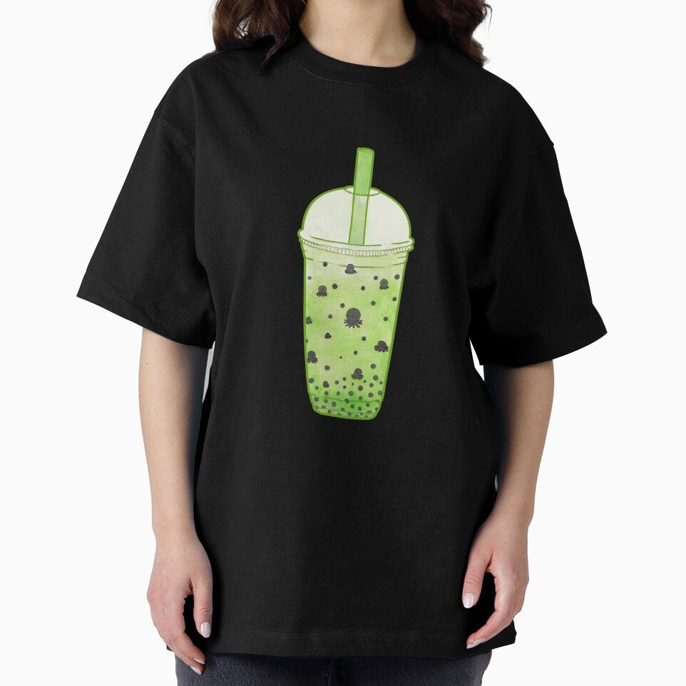 Octopus Bubble Tea (Green) by nerditupfluff