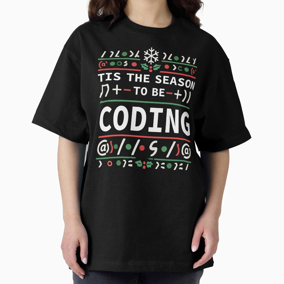 Tis The Season To Be Coding - Funny Computer Coder Christmas by chantastical