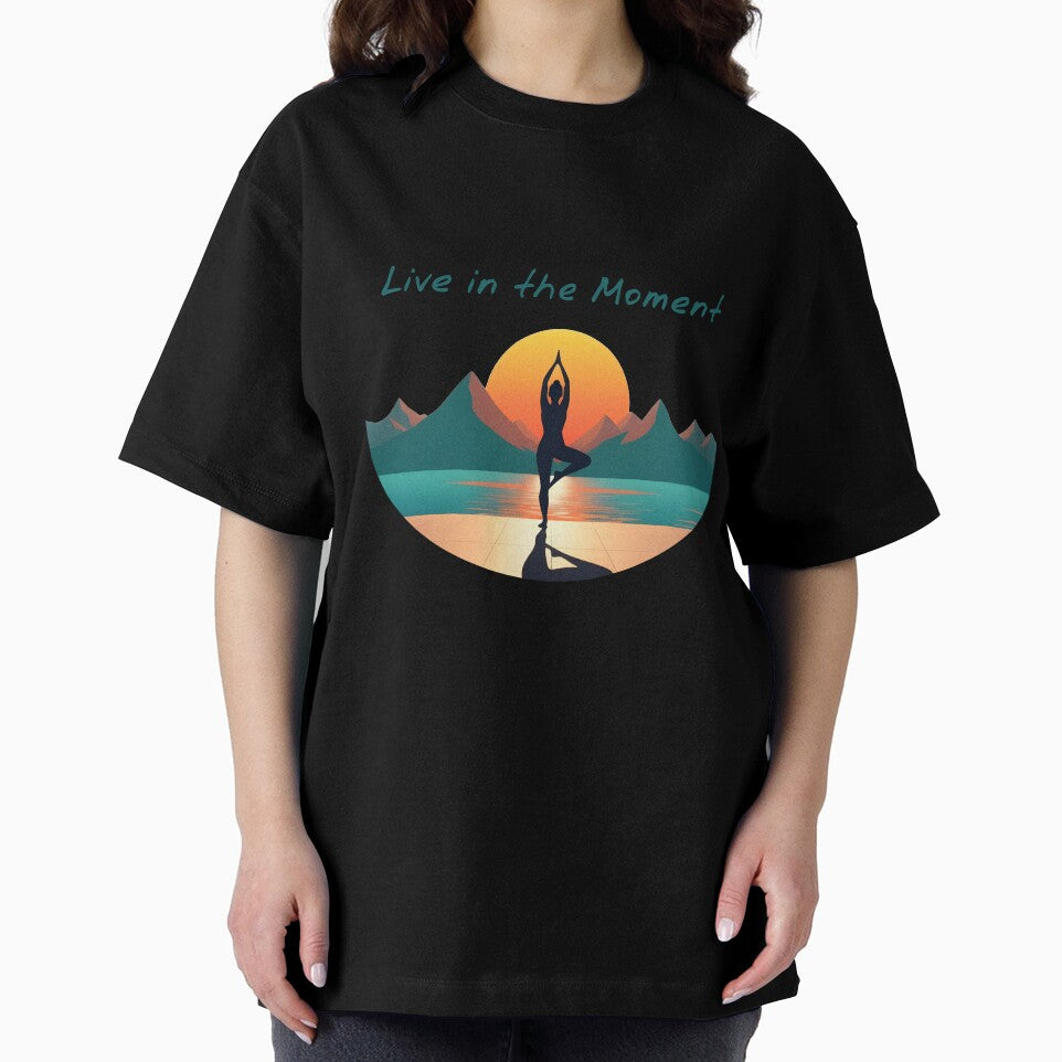 Yoga "Live in the Moment" Mindfulness Spirital by MaurizioDesign