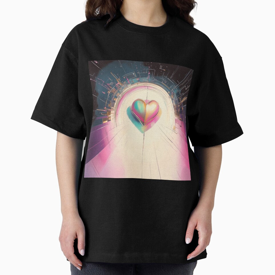 Colorful Futuristic Heart Art | 3D Abstract Portal Design by BlissxPals