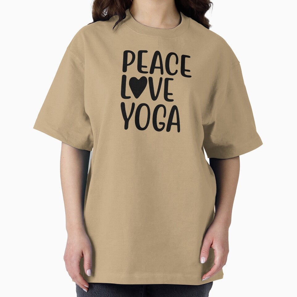 Yoga Quote Peace Love Yoga Motivational Saying by SoccaTamam