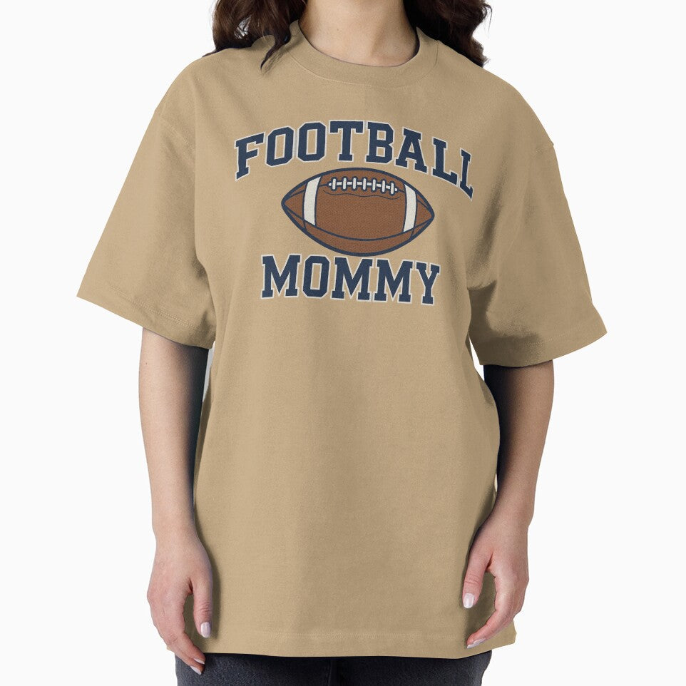 "Football Mommy" Sports Logo by BriSher Unisex , , , Long Sleeve Tee