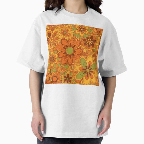 '70s Sunset Floral Seamless Pattern by StickyGuys