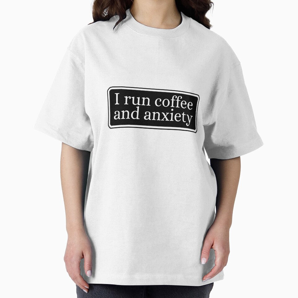 I run coffee and anxiety by Dondonmart