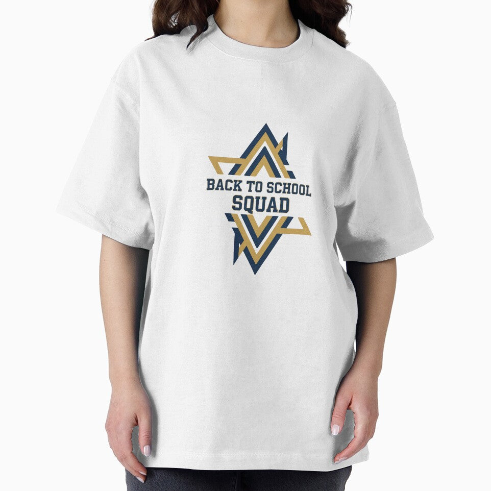 Back to School Squad geometric collegiate teacher team gift by language-des