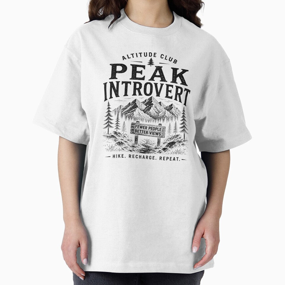 Peak Introvert Funny Outdoor Design 3 by Miles&Moments