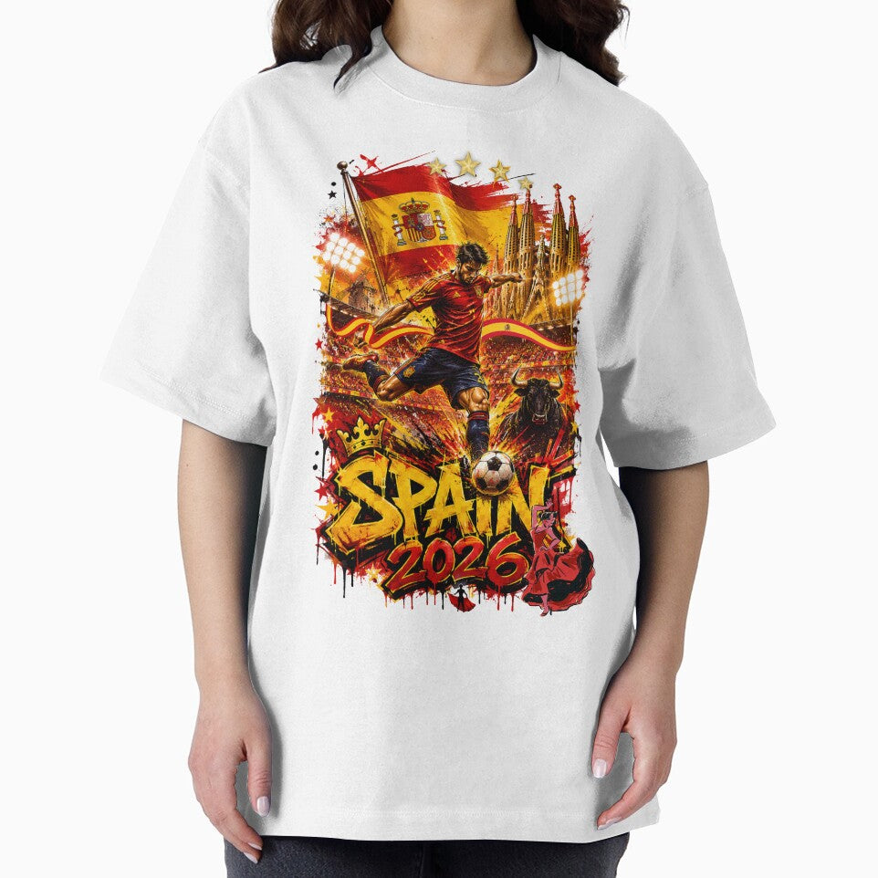 Spain World Cup 2026 Spain Soccer Merch | Football Fan Gear |ArgentinaSports Apparel Tee| Spain independence Day |Soccer worldcup ChampionshipSoccer World ver 1 by CosmicNook1