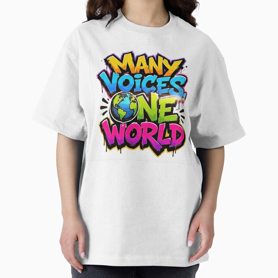 Wall Art - Postcard - Many Voices, One World by ForeverPrintsOK