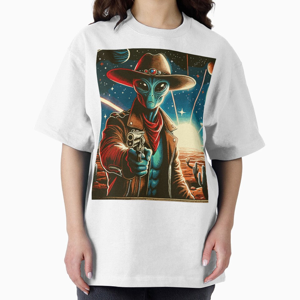 Alien Space Cowboy Sci-Fi by RayCrimson