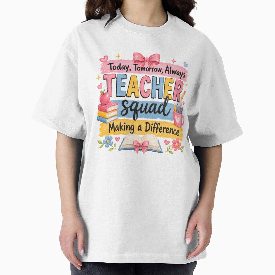 Teacher Squad Making A Difference Cute Teacher by Arty-Printy