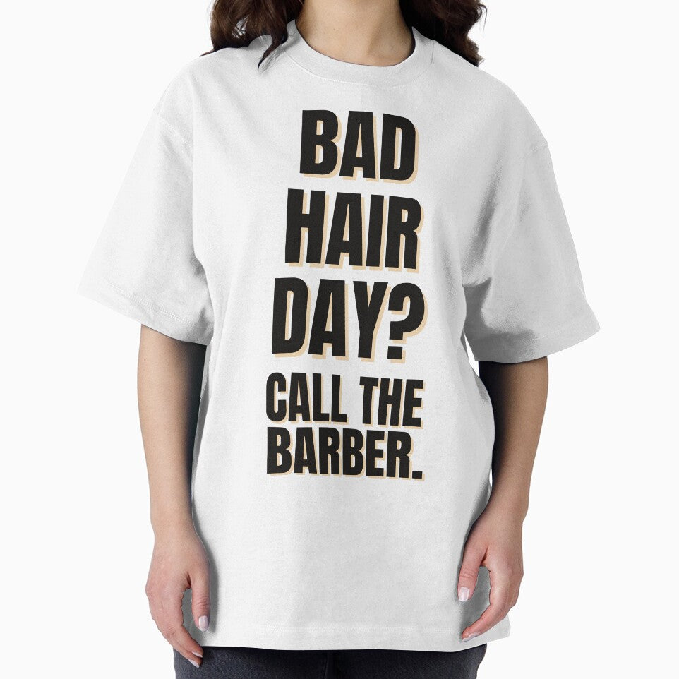 Bad Hair Day Call The Barber Funny Shop Quote by Barber MD Culture