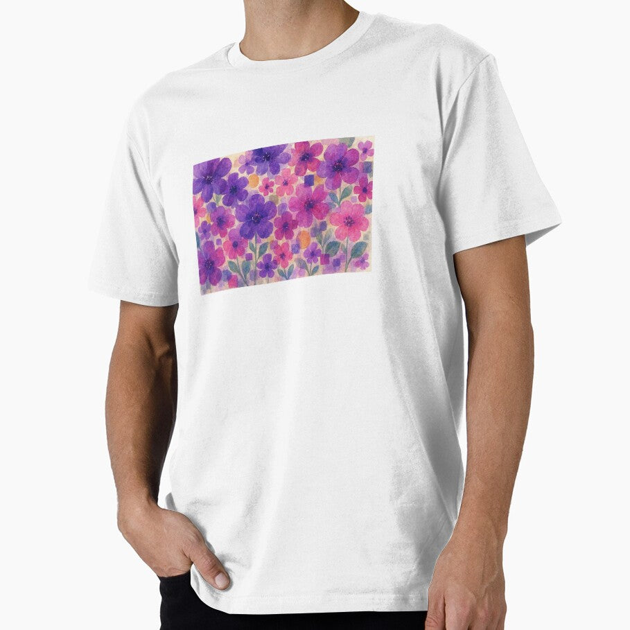 Radiant flowers in watercolor by Sigtrix