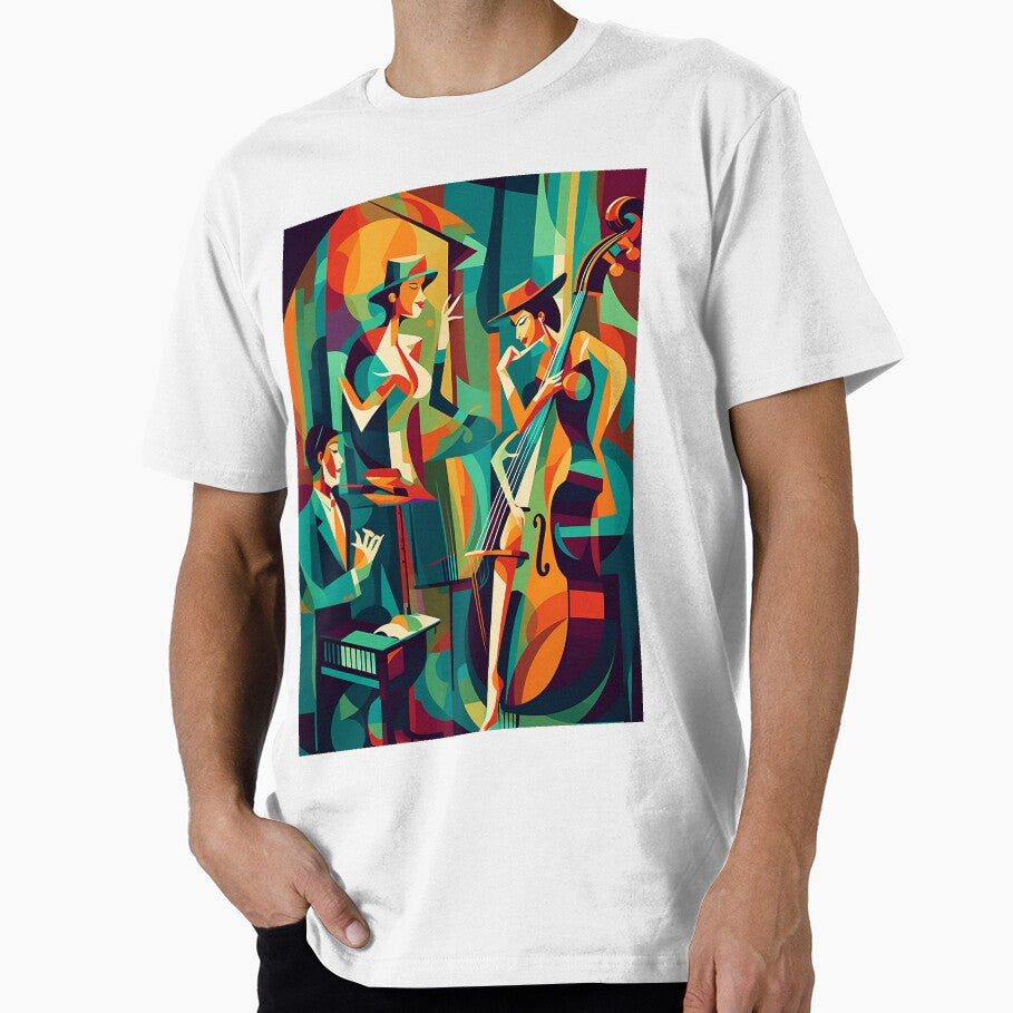 Art deco Jazz musicians fine art. by paulo silveira