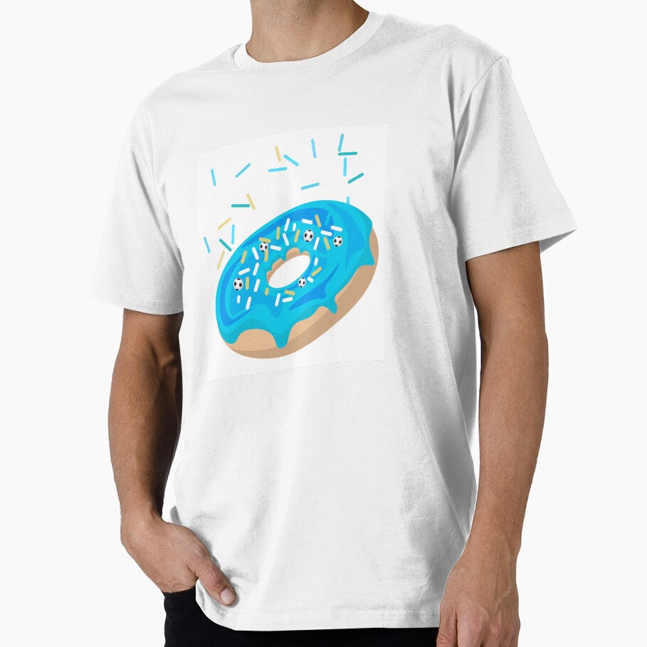 World Cup Football Season Donut |Argentina Fan Art by Rush2Buy Unisex , , , Long Sleeve Tee