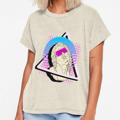 80s & 90s Aesthetic Vaporwave Statue Swag Style Design print by D-C-Designs