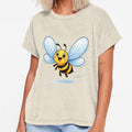 Funny cartoon bee with oversized wings by PriyankaSonara