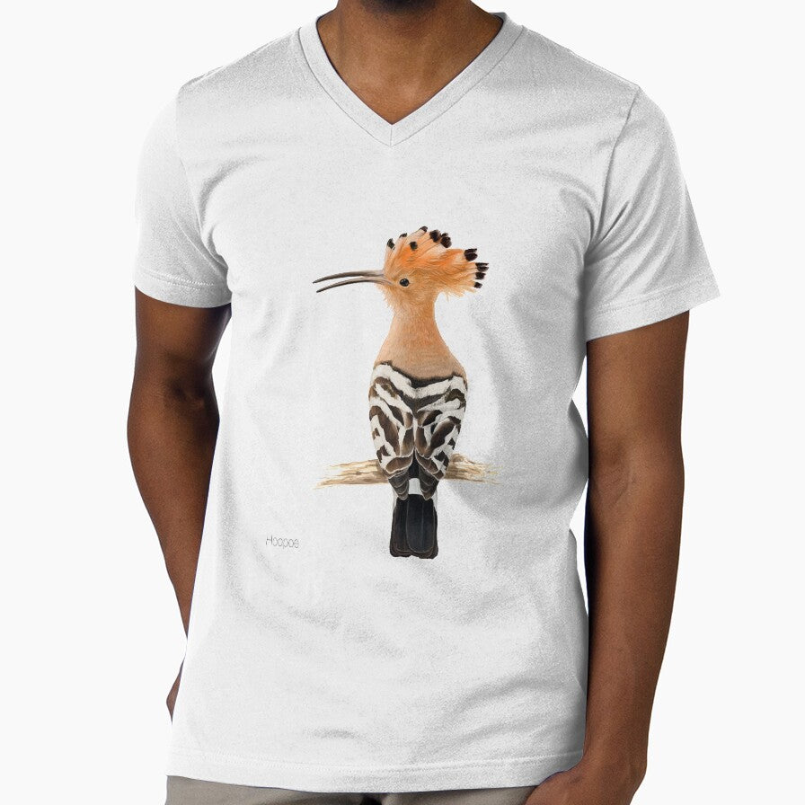 Hoopoe Tropical Exotic Bird Illustration by BlueRockDesigns