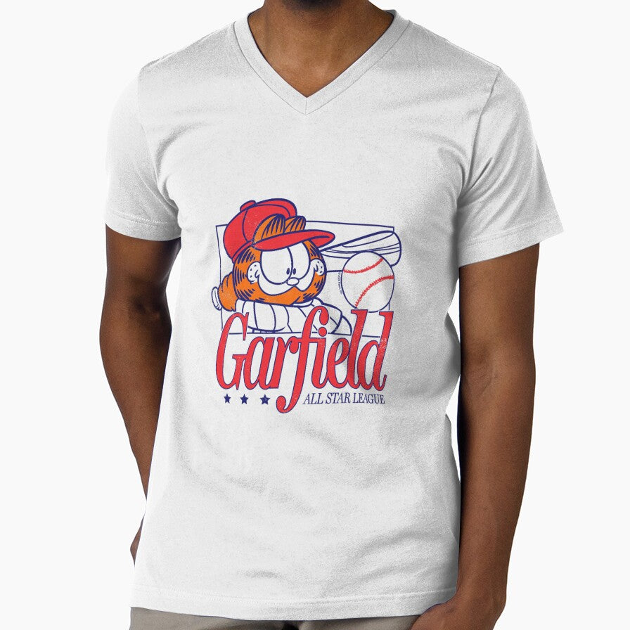 Garfield Vintage Sports – Retro All Star Baseball Style Design by sardencourey3