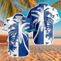 St Louis Blues Aloha Tropical Hawaiian Shirt For Men And Women Custom Name