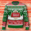 Stella Artois United Kingdom Beer Ugly Christmas Sweater 3D Design For Men Women