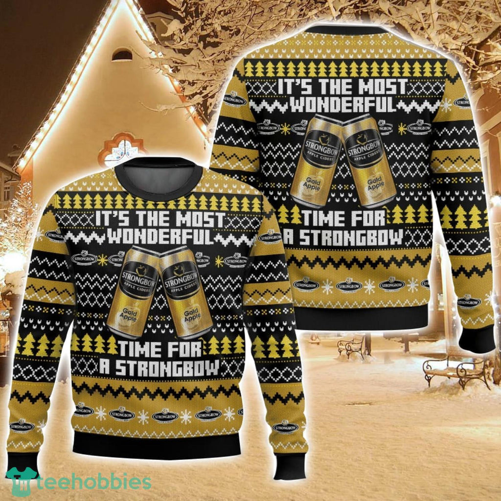 Strongbow UK Beer Ugly Christmas Sweater For Men And Women Christmas Holiday Gift Family Gift