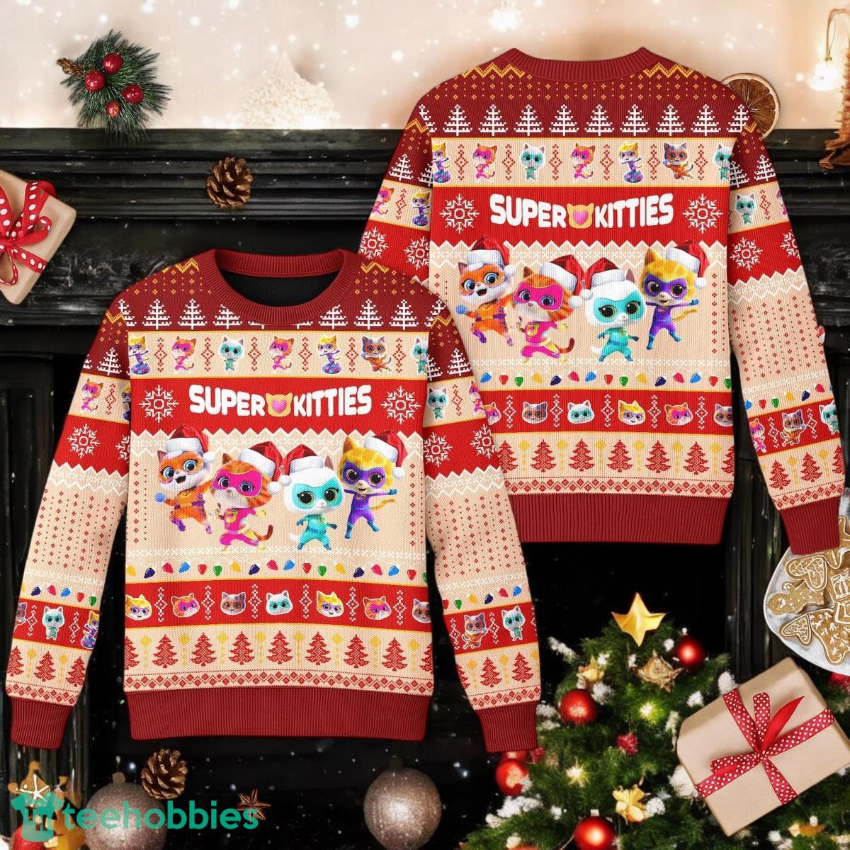 Superkitties Xmas 3D Sweater Christmas Gift Idea