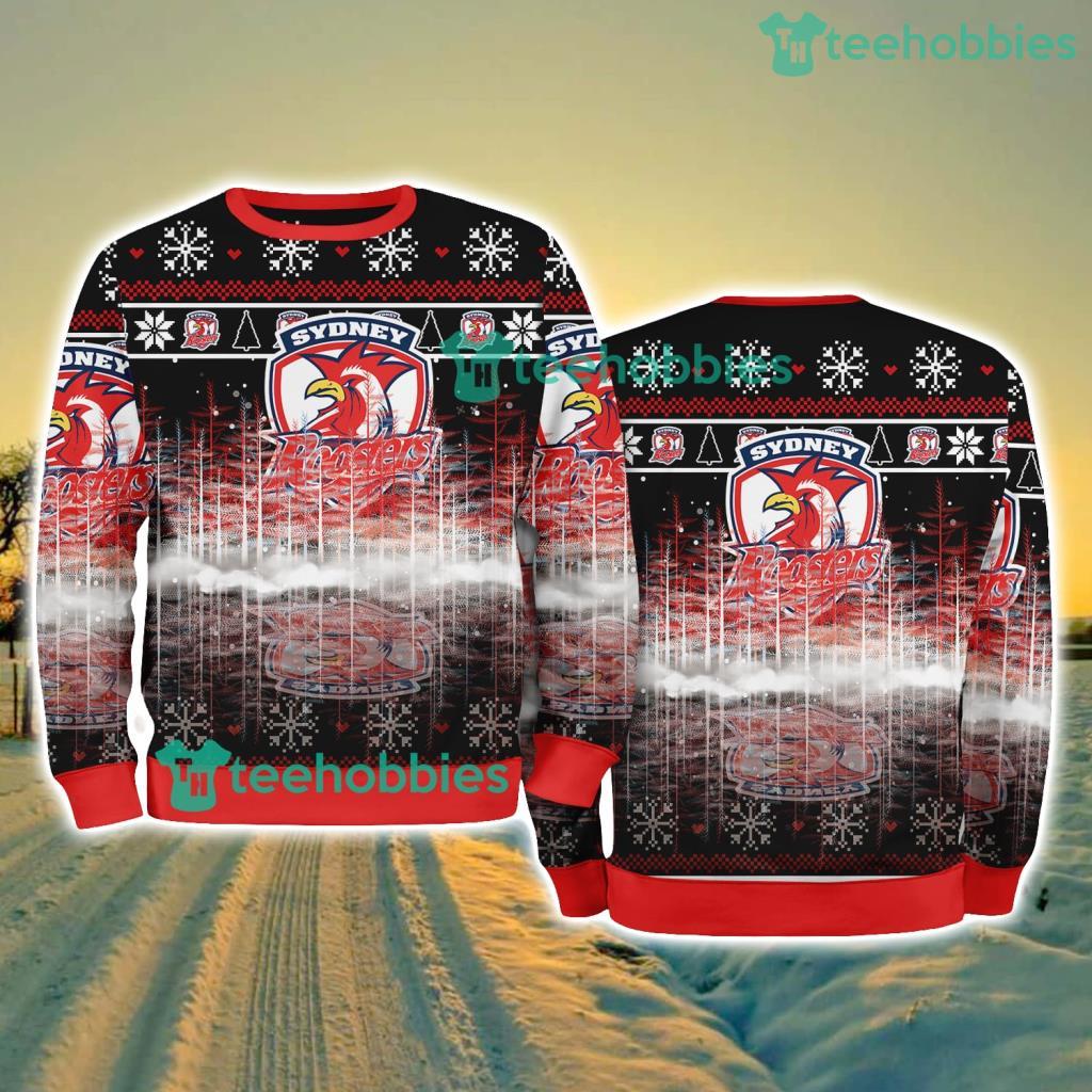 Sydney Roosters NRL Pine Christmas Ugly Sweater New Style Best Gift For Fans