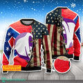 Taco Bell USA Flag 3D Sweater For Men Women