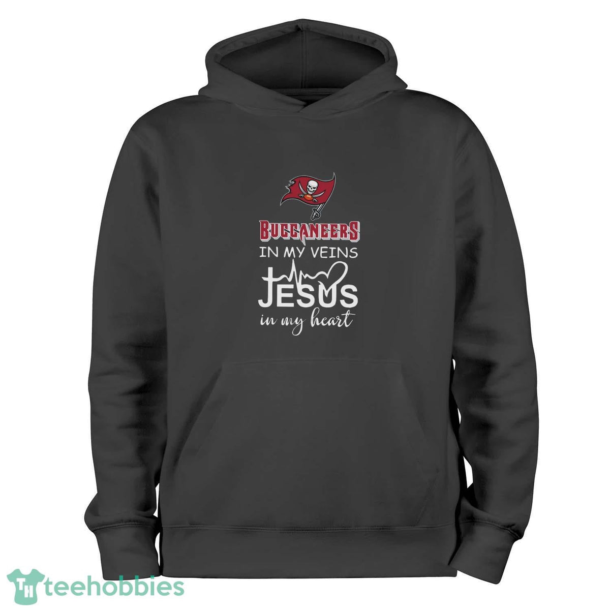Tampa Bay Buccaneers In My Veins Jesus In My Heart Unisex , , , Long Sleeve Tee