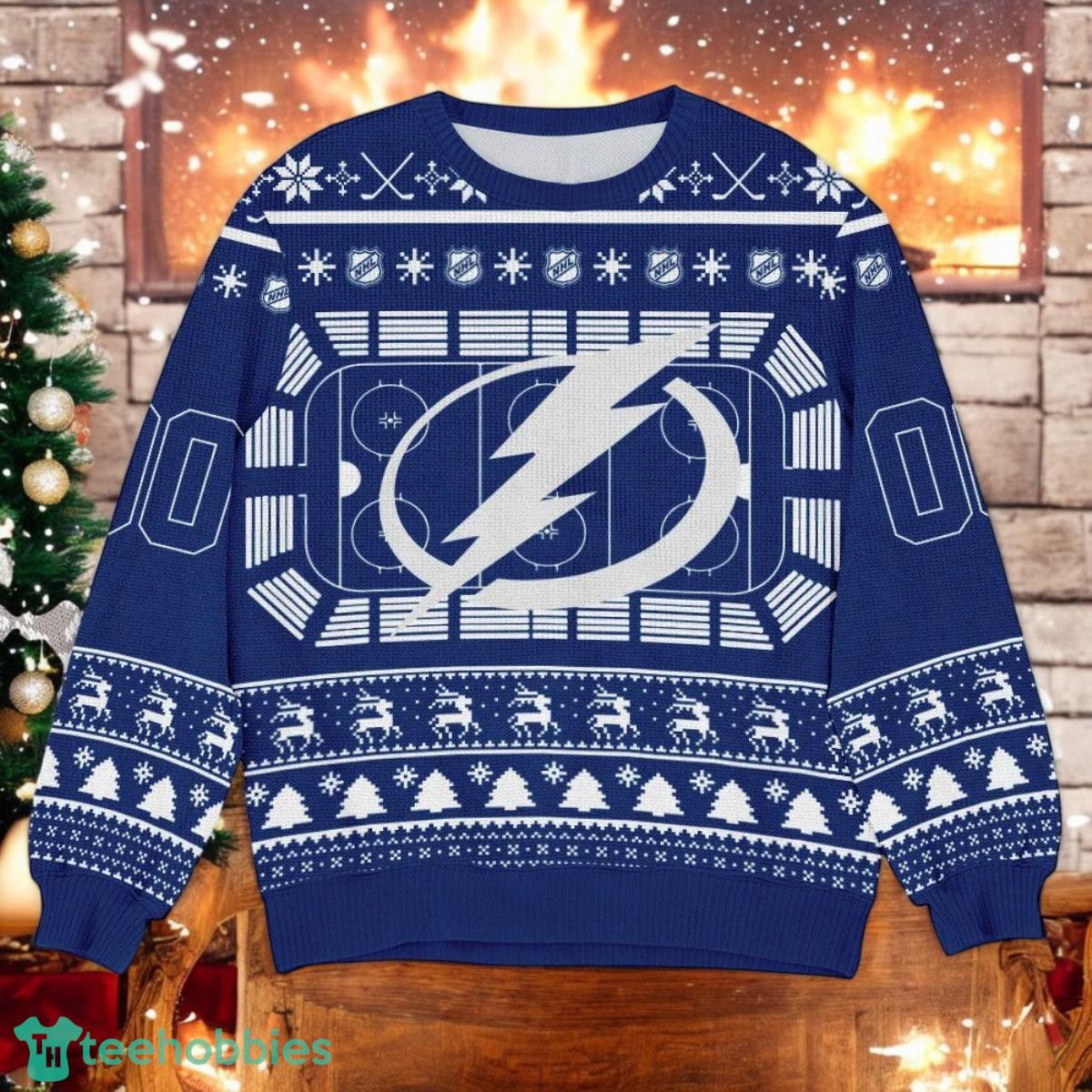 Tampa Bay Lightning NHL Ugly Christmas Sweater Team Holiday Christmas Gift